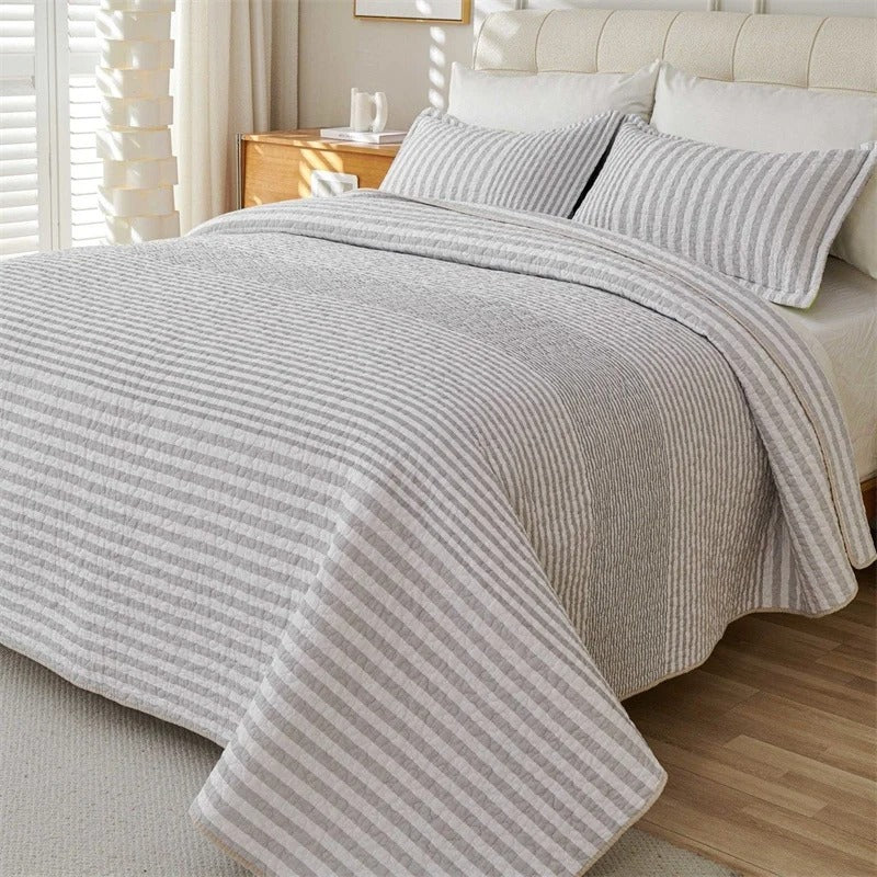 Dessus de lit matelassé | Élégance douce et intemporelle