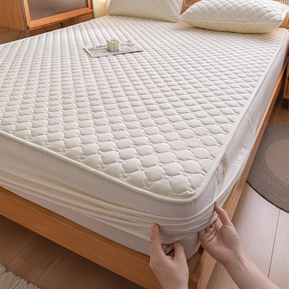 Protège matelas 160x200 ivoire imperméable